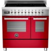 Bertazzoni PRO90-5I-MFE-D-ROT Professional Series 90cm Electric Induction Range Cooker With A Double