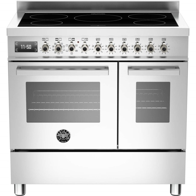 Bertazzoni PRO90-5I-MFE-D-XT Professional Series 90cm Electric Induction Range Cooker With A Double