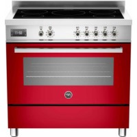 Bertazzoni PRO90-5I-MFE-S-ROT Professional Series 90cm Electric Induction Range Cooker With A Single