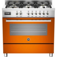 Bertazzoni PRO90-6-MFE-S-ART Professional Series 90cm Dual Fuel Single Range Cooker With A Single Ov