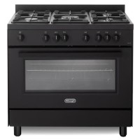 DeLonghi 90cm Gas Cooker - Black