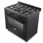 DeLonghi 90cm Gas Cooker - Black