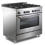 DeLonghi 90cm Gas Cooker - Stainless steel