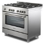DeLonghi 90cm Gas Cooker - Stainless steel