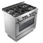 DeLonghi 90cm Gas Cooker - Stainless steel