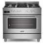 DeLonghi 90cm Dual Fuel Range Cooker - Stainless Steel