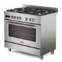 DeLonghi 90cm Dual Fuel Range Cooker - Stainless Steel