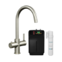 Nickel 3 in 1 Instant Boiling Hot Kitchen Mixer Tap with 3L Boiler and Filter - Pronto Vesta