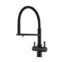 Black 4 in 1 Pull Out Boiling Hot Kitchen Mixer Tap with 3L Boiler and Filter - Pronto Pro