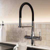 Chrome 4 in 1 Pull Out Boiling Hot  Kitchen Mixer Tap with 3L Boiler and Filter – Pronto pro Chrome 4 in 1 Pull Out Boiling Hot  Kitchen Mixer Tap with 3L Boiler and Filter – Pronto pro