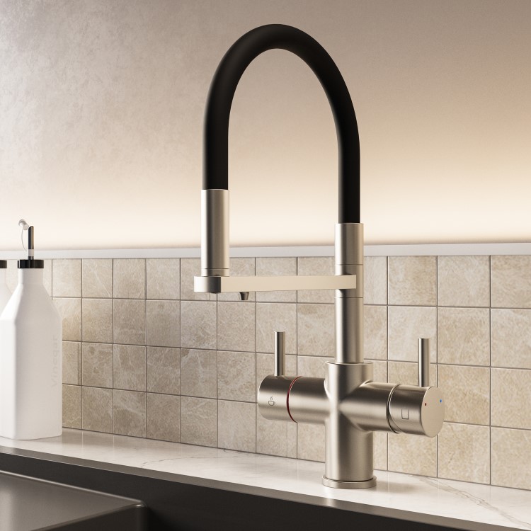 Nickel 4 in 1 Pro Boiling Water Tap- Pronto Pro