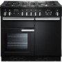 Rangemaster Professional Plus 100cm Dual Fuel Range Cooker - Black