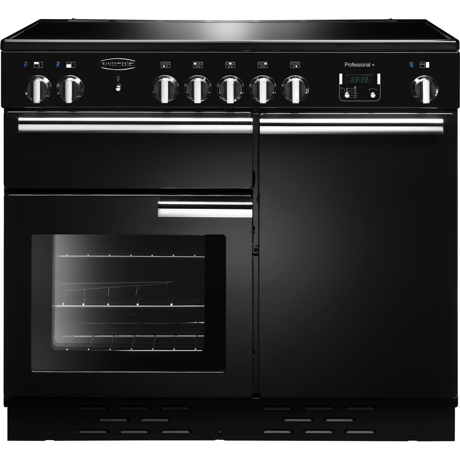 Rangemaster PROP100ECBLC Professional Plus 100cm Electric Range Cooker - Black