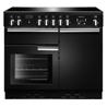 Rangemaster 96030 Professional Plus Black 100cm Electric Range Cooker With Induction Hob