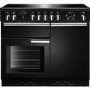 Rangemaster Professional Plus 100cm Electric Induction Range Cooker - Black