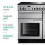 Rangemaster Professional Plus 100cm Electric Induction Range Cooker - Stainless Steel