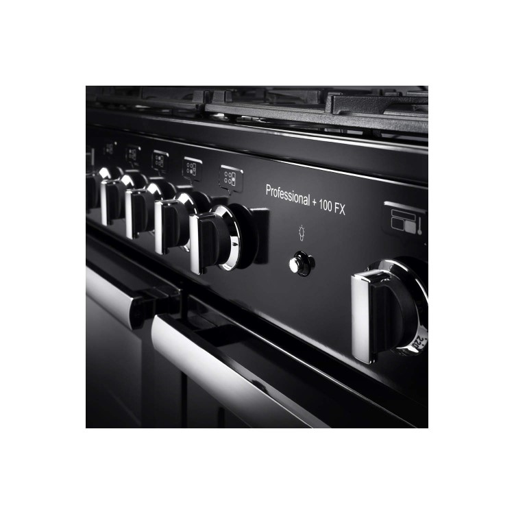 GRADE A2 - Rangemaster 97850 ProfessionalPlus FX 100cm Dual Fuel Range Cooker In Stainless Steel