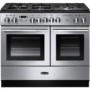 GRADE A2 - Rangemaster 97850 ProfessionalPlus FX 100cm Dual Fuel Range Cooker In Stainless Steel