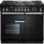 Rangemaster Professional Plus 100cm Gas Range Cooker - Black
