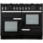 Rangemaster Professional Plus 110cm Dual Fuel Range Cooker - Black