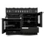 Rangemaster Professional Plus 110cm Dual Fuel Range Cooker - Black