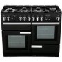 Rangemaster Professional Plus 110cm Dual Fuel Range Cooker - Black