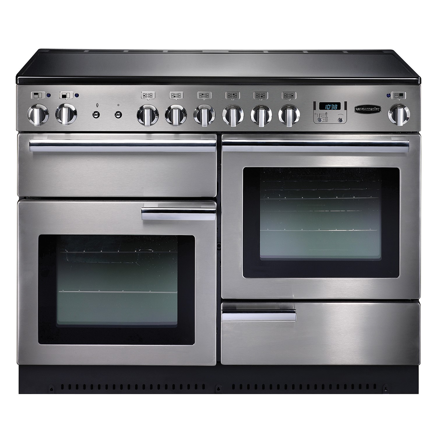 Rangemaster Professional Plus PROP110ECSS/C 110cm Electric Range Cooker with Ceramic Hob - Stainless Steel - A/A Rated