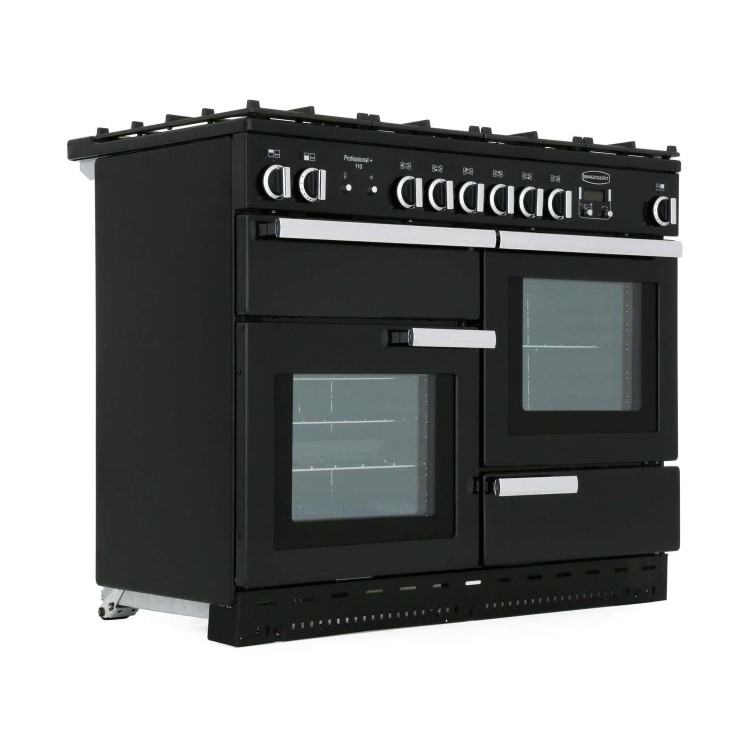 Rangemaster Professional Plus 110cm Gas Range Cooker - Black