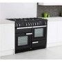 Rangemaster Professional Plus 110cm Gas Range Cooker - Black