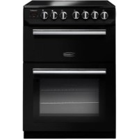 Rangemaster Professional Plus 60cm Double Oven Electric Cooker - Black