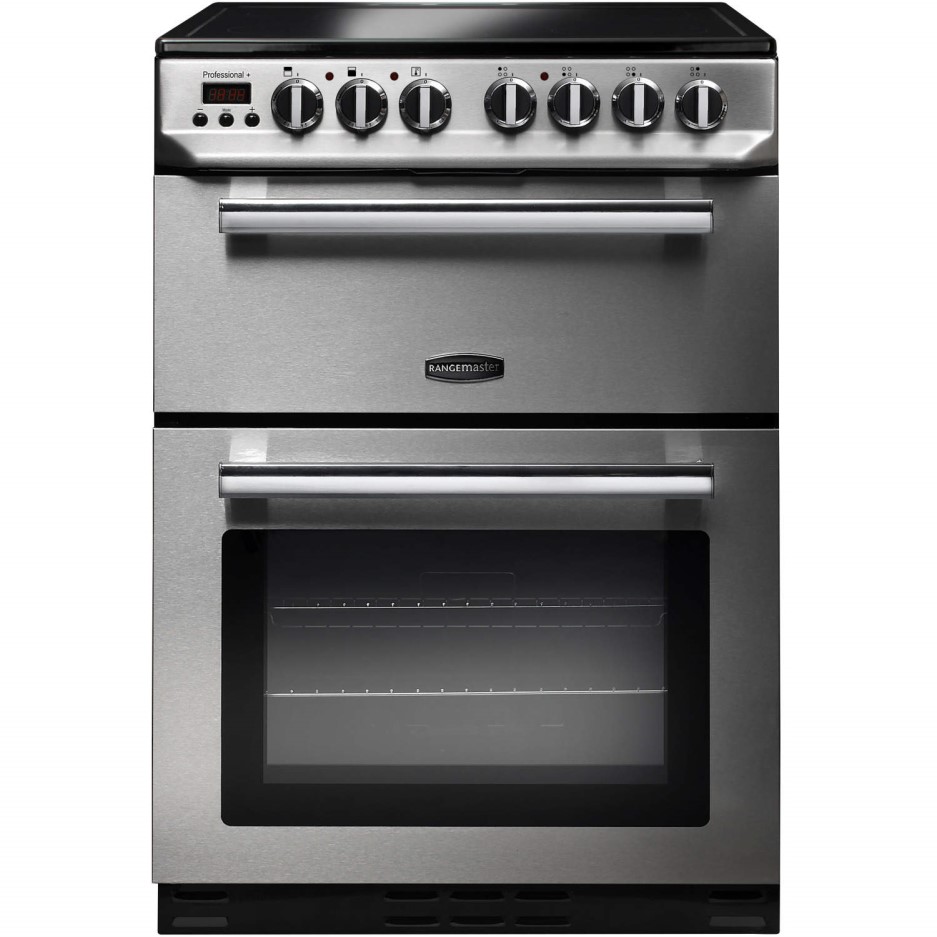 Rangemaster Professional+ 60cm Double Oven Electric Cooker Stainless