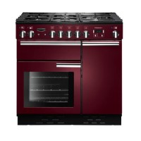 Rangemaster PROP90DFFCYC Professional Plus 90cm Dual Fuel Range Cooker - Cranberry  Rangemaster PROP90DFFCYC Professional Plus 90cm Dual Fuel Range Cooker - Cranberry