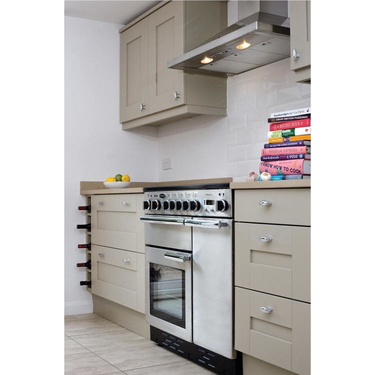 Rangemaster PROP90DFFCYC Professional Plus 90cm Dual Fuel Range Cooker - Cranberry