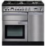 GRADE A1 - Rangemaster 84340 Professional Plus 90cm Dual Fuel Range Cooker - Stainless Steel 