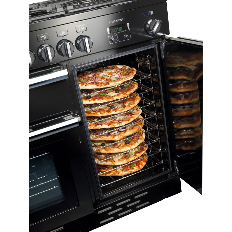 Rangemaster Professional Plus 90cm Electric Induction Range Cooker - Black