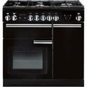 Rangemaster Professional Plus 90cm Gas Range Cooker - Black