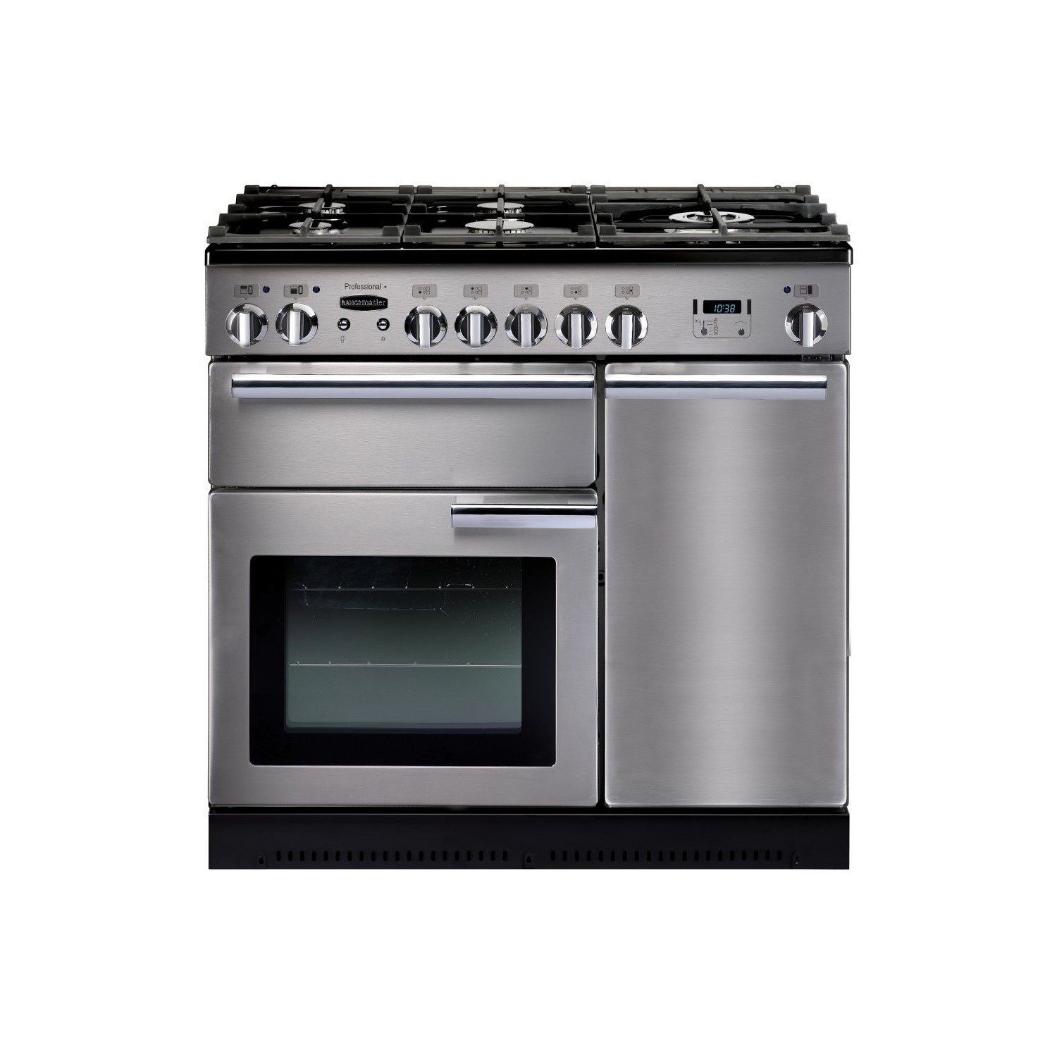 Rangemaster PROP90NGFSSC Professional Plus 90cm Gas Range Cooker - Stainless Steel
