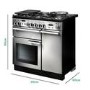 Rangemaster Professional Plus 90cm Gas Range Cooker - Stainless Steel