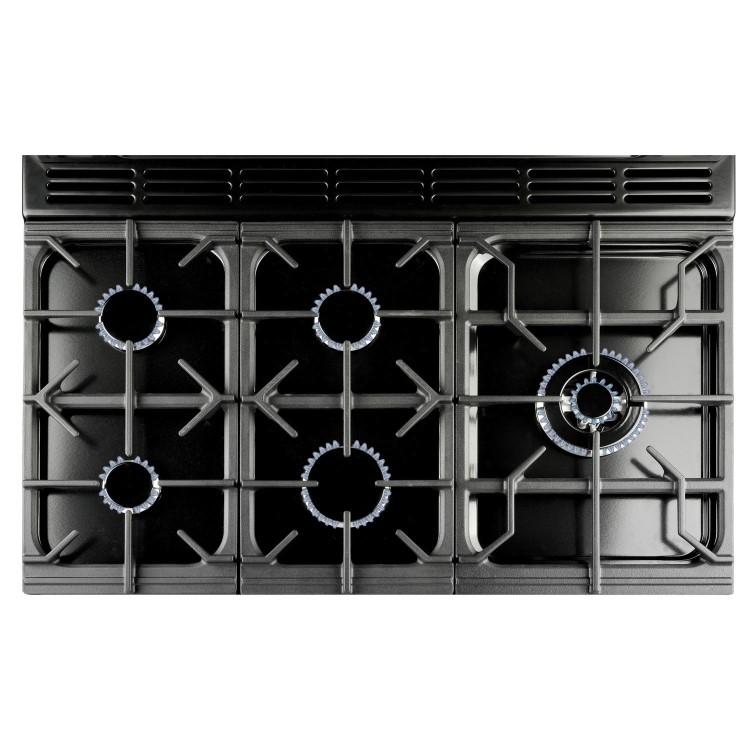 Rangemaster Professional Plus 90cm Gas Range Cooker - Stainless Steel
