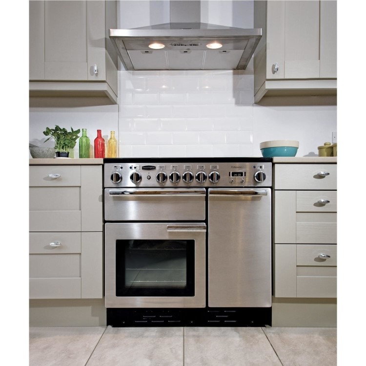 Rangemaster Professional Plus 90cm Gas Range Cooker - Stainless Steel