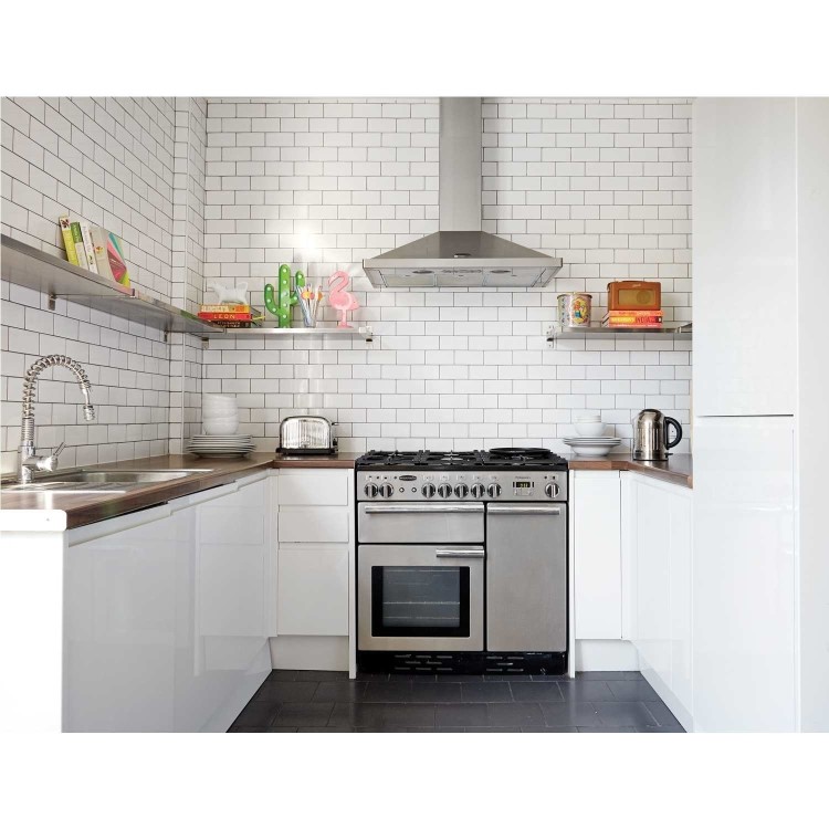 Rangemaster Professional Plus 90cm Gas Range Cooker - Stainless Steel