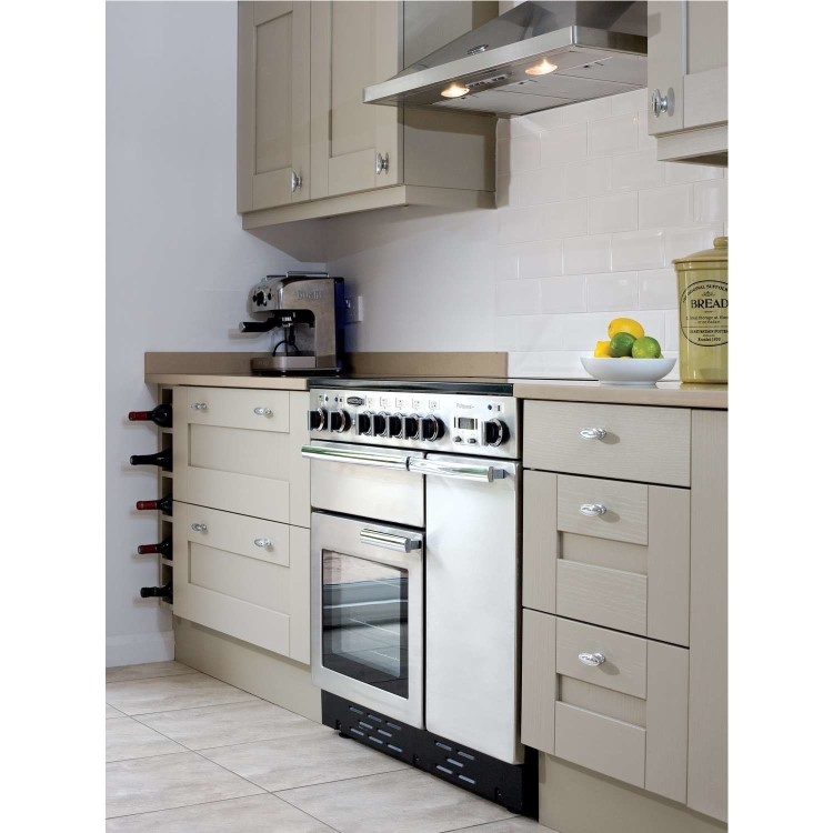 Rangemaster Professional Plus 90cm Gas Range Cooker - Stainless Steel