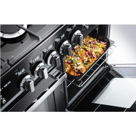 Rangemaster Professional Plus FX 100cm Dual Fuel Range Cooker - Black