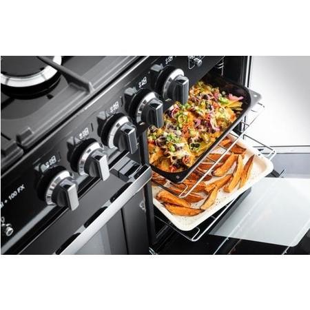 Rangemaster Professional Plus FX 100cm Dual Fuel Range Cooker - Black