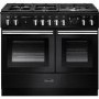 Rangemaster Professional Plus FX 100cm Dual Fuel Range Cooker - Black