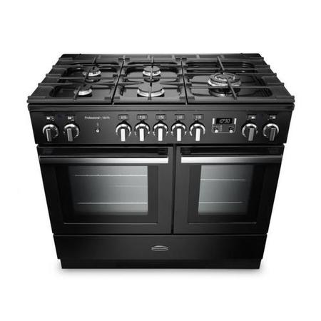 Rangemaster Professional Plus FX 100cm Dual Fuel Range Cooker - Black