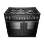 Rangemaster Professional Plus FX 100cm Dual Fuel Range Cooker - Black
