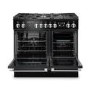 Rangemaster Professional Plus FX 100cm Dual Fuel Range Cooker - Black
