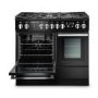 Rangemaster Professional Plus FX 100cm Dual Fuel Range Cooker - Black