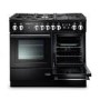 Rangemaster Professional Plus FX 100cm Dual Fuel Range Cooker - Black